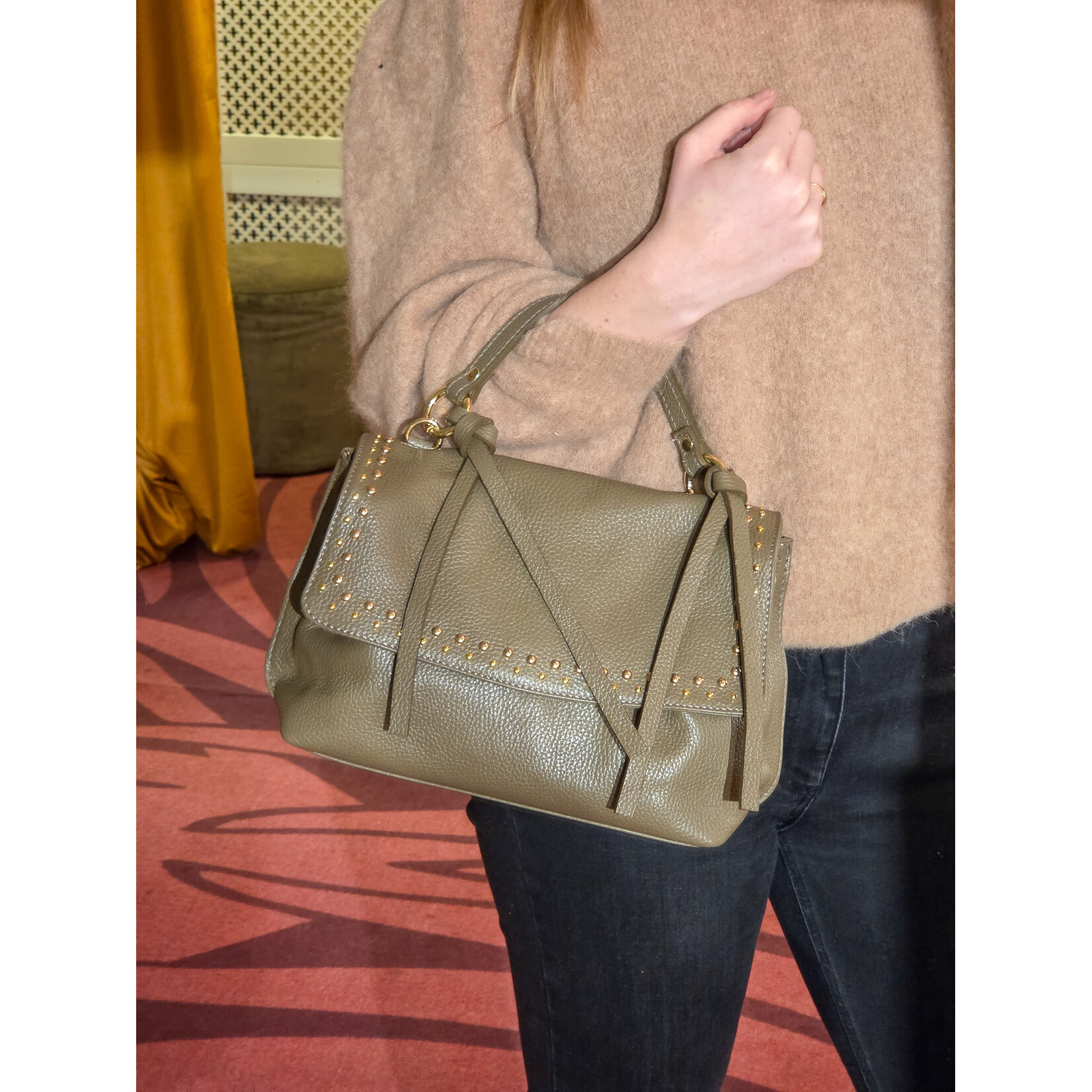 Marlon Bags handtas ARMANDO taupe