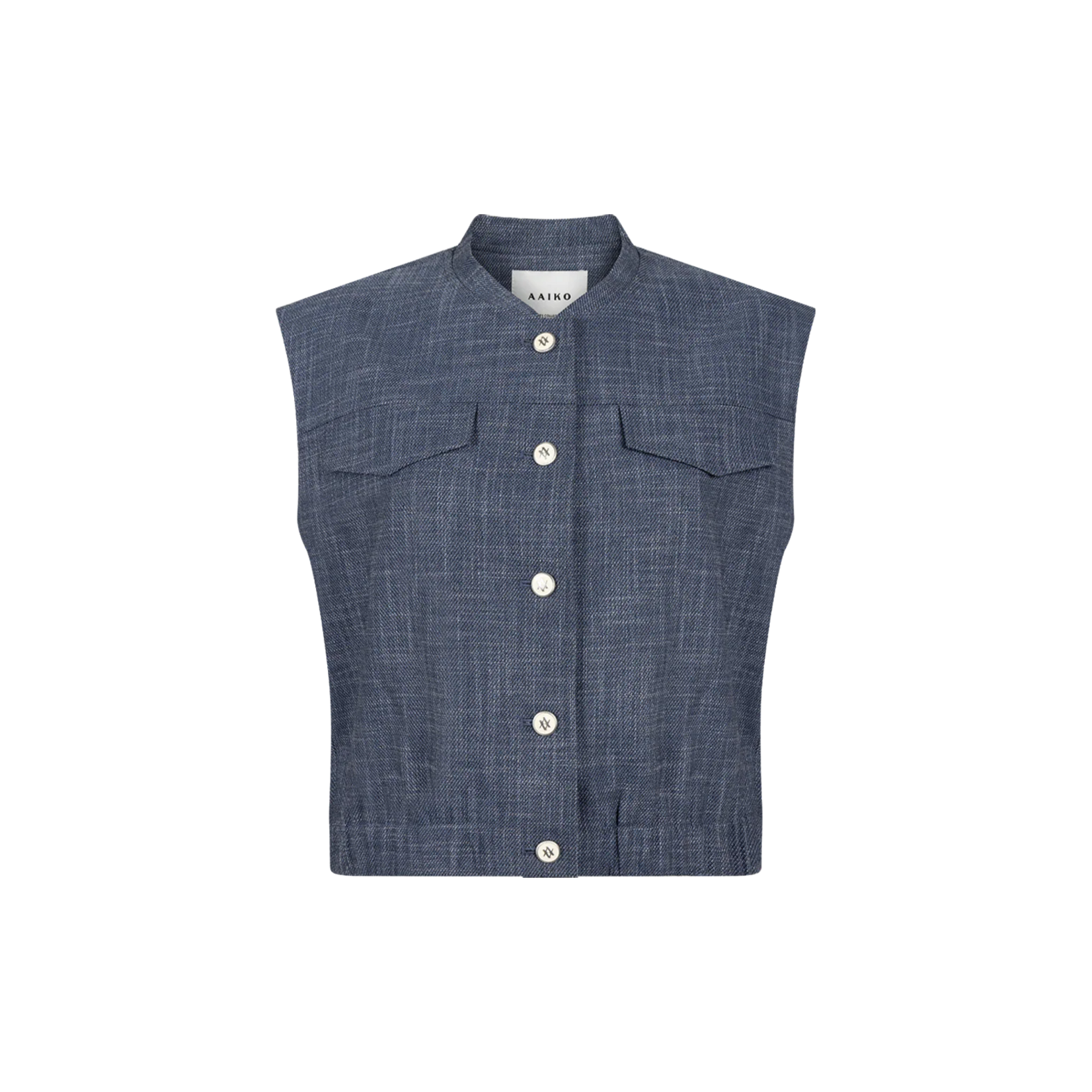 Aaiko gilet OLIVIA denim blue