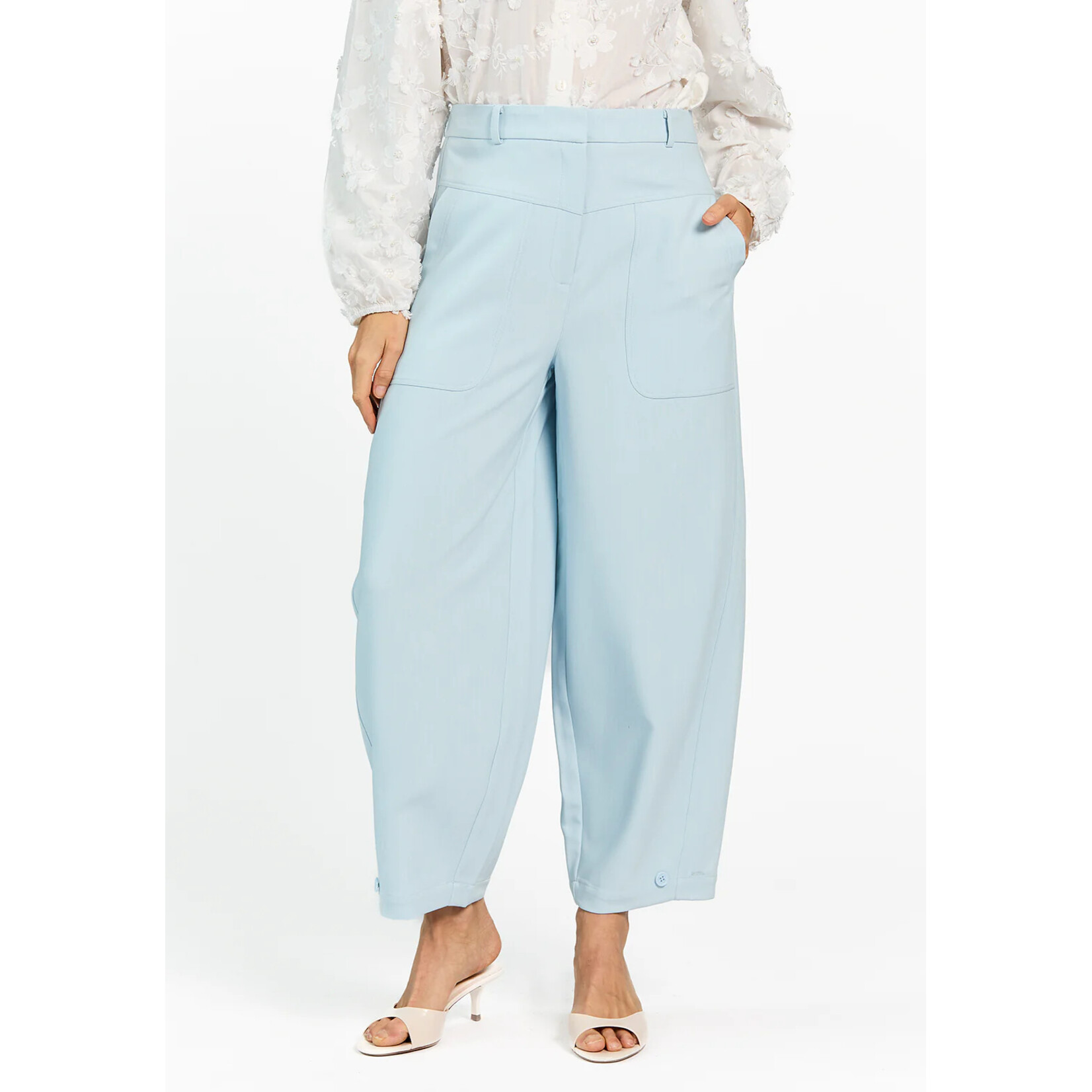 Aaiko broek HARPER poplin blue