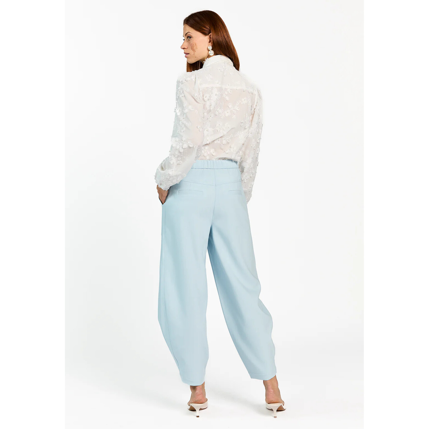 Aaiko broek HARPER poplin blue