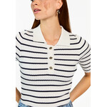 Aaiko top JULIA stripe les blancs