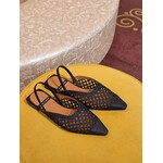 Angel Alarcon Angel Alarcon slingback woven GAIA zwart