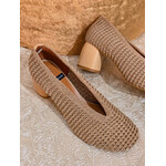 Angel Alarcon Angel Alarcon pump gehaakt ESTER beige