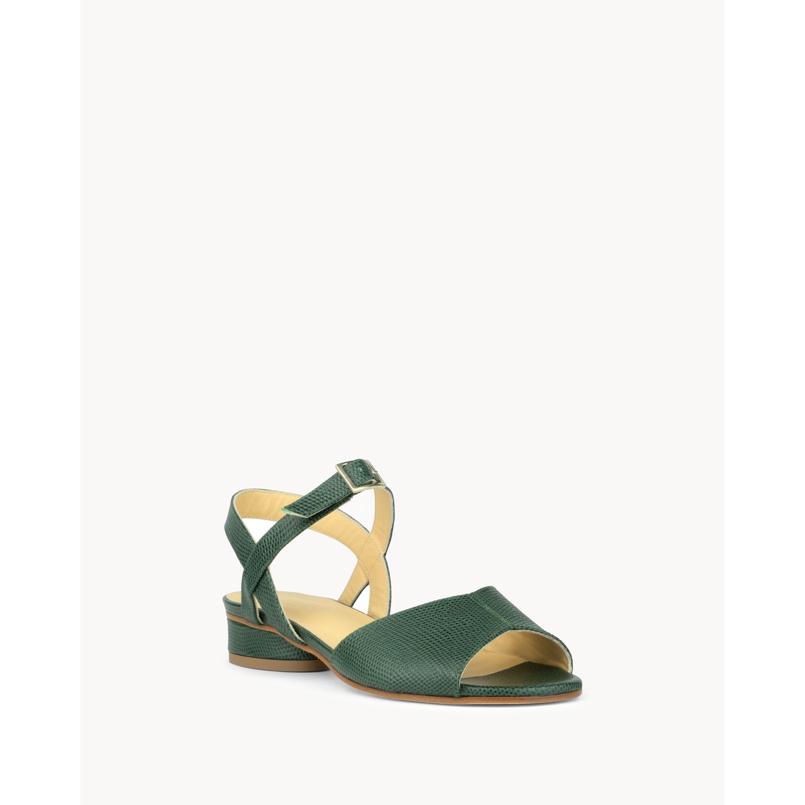Atelier Content sandaal lage hak ELLY groen