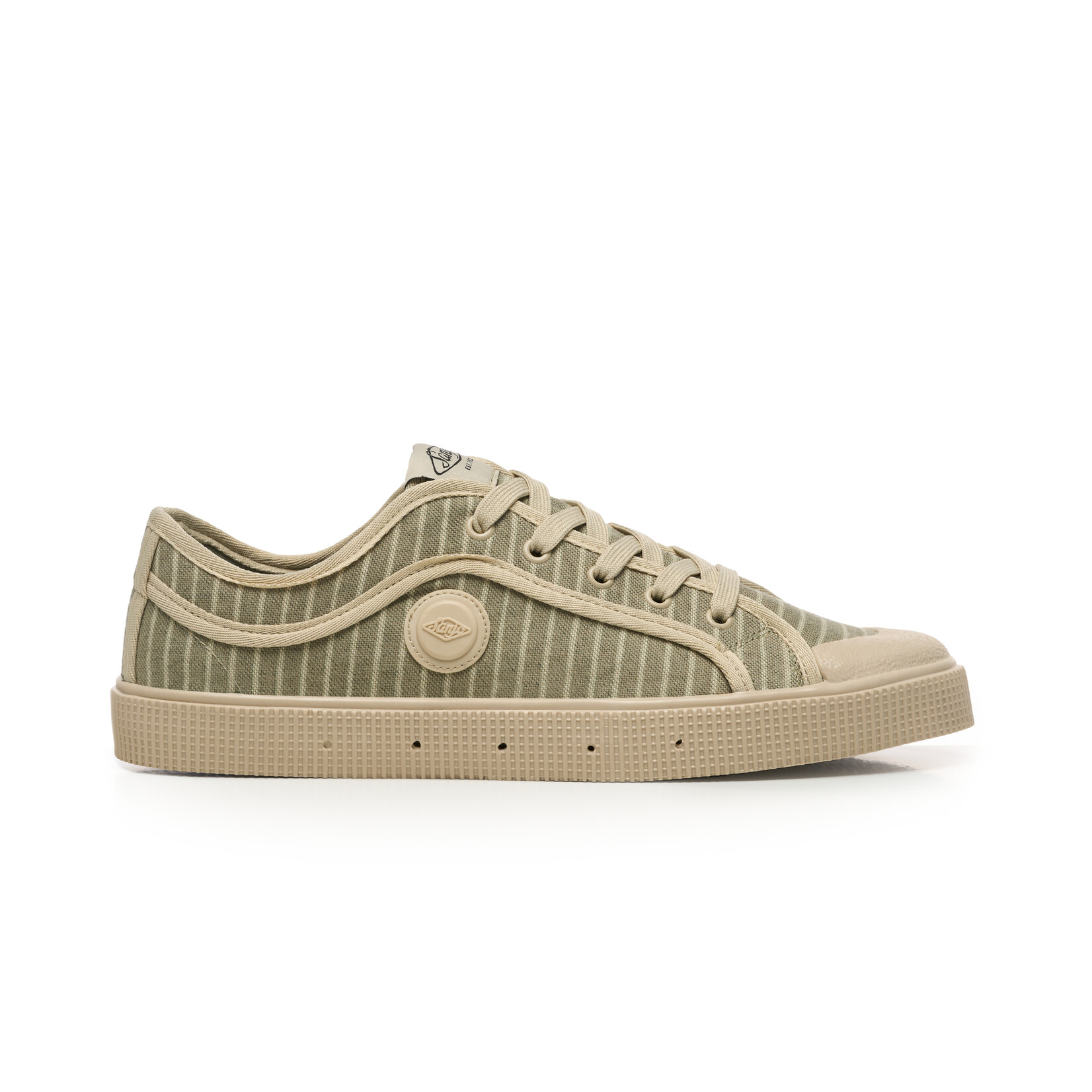 Sanjo Sanjo vegan veterschoen stripe PINMA matcha