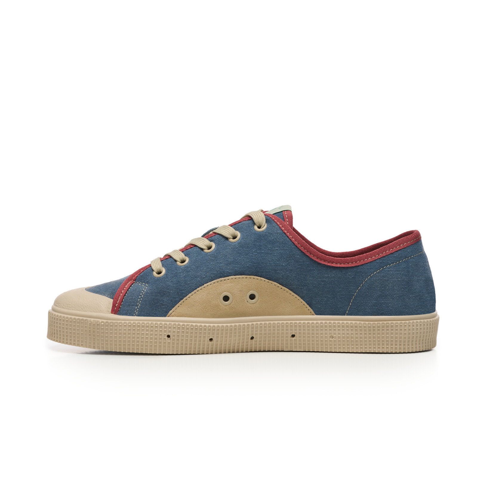 Sanjo Sanjo vegan veterschoen OCEAN blauw