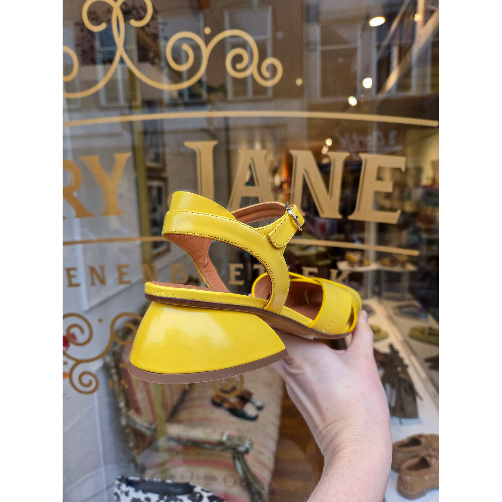 Chie Mihara sandaal hak DARLENA sun geel