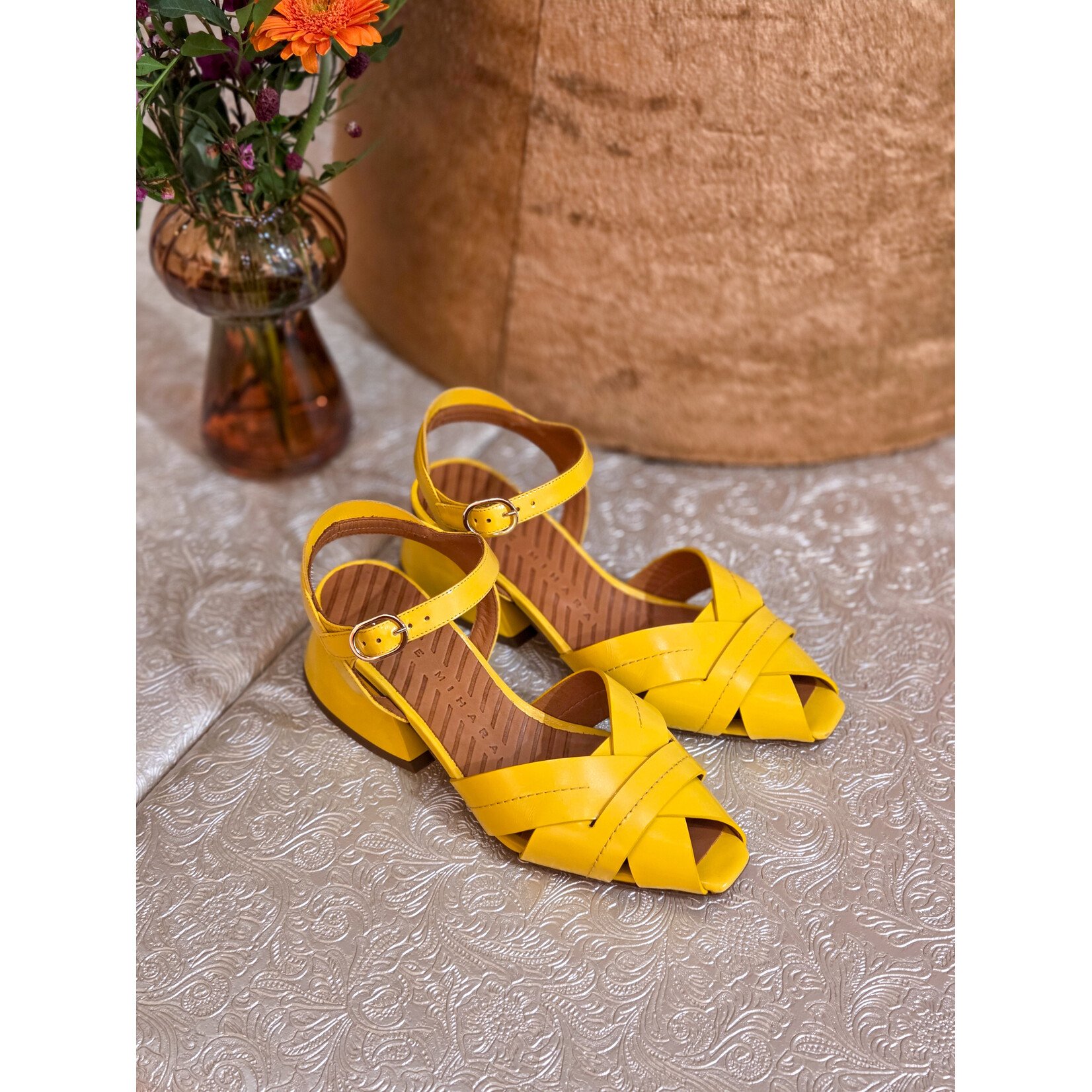 Chie Mihara sandaal hak DARLENA sun geel