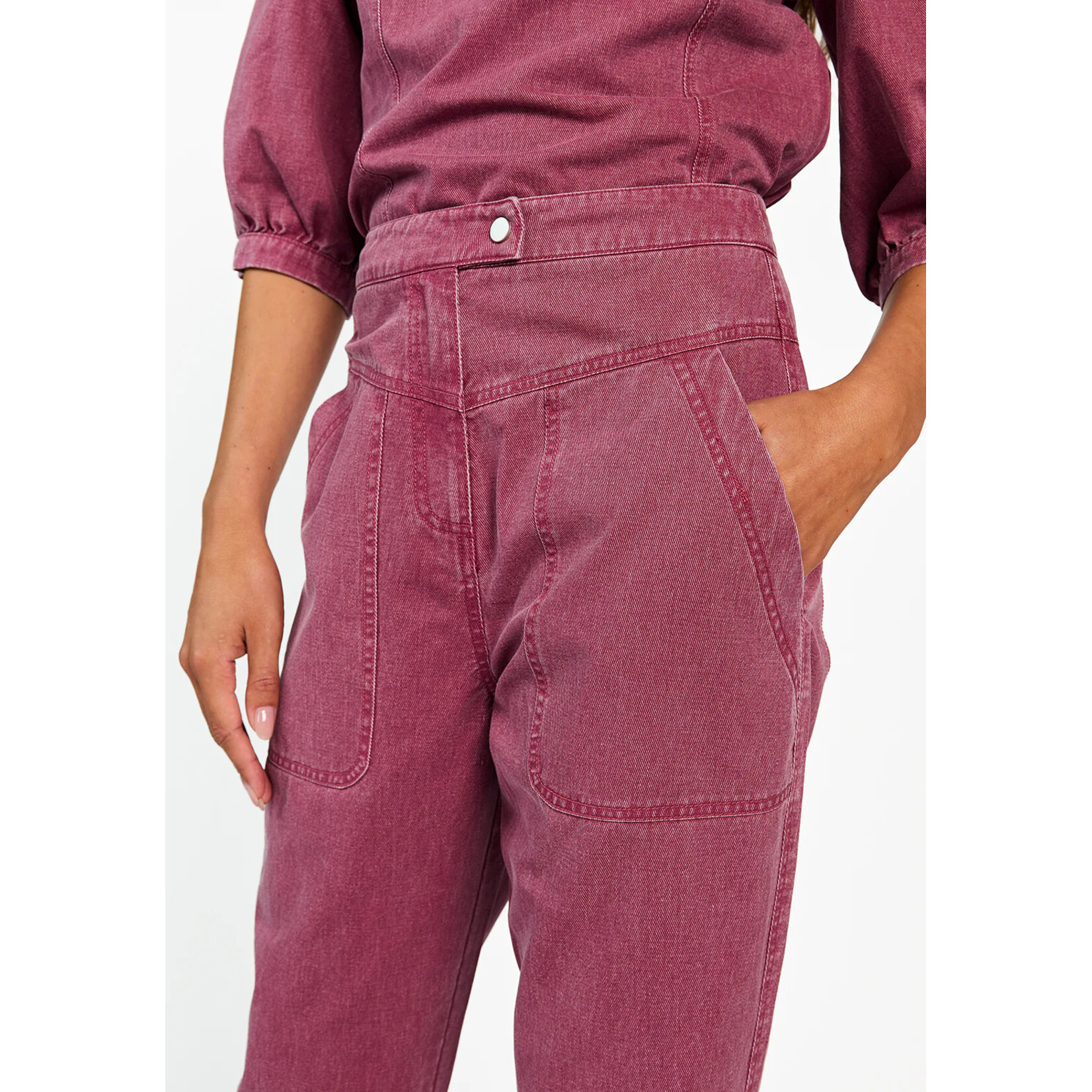 Aaiko broek jeans ALEXA pomegranate
