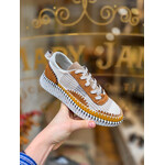 Hello Comfort Hello Comfort woven sneaker ALMOND bruin/creme