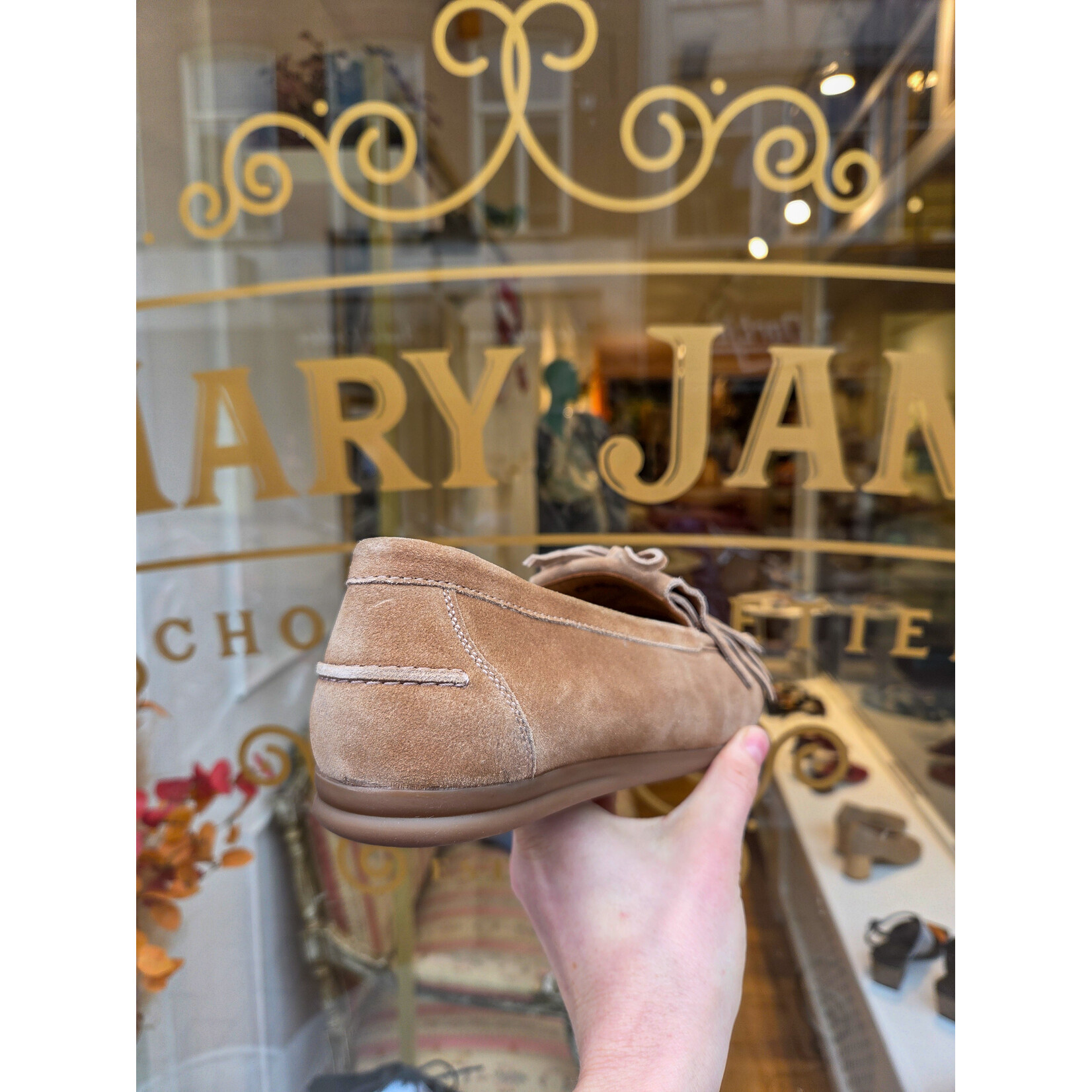 Copenhagen Shoes leren instapper loafer LA BOHEME biscuit