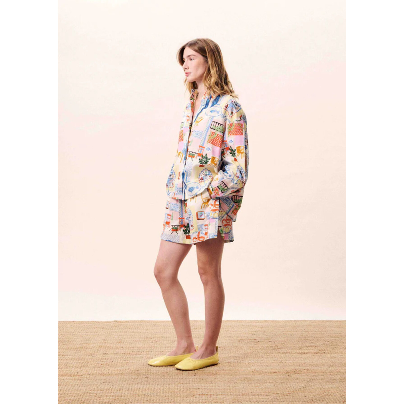 FRNCH FRNCH short print LAPIS multi