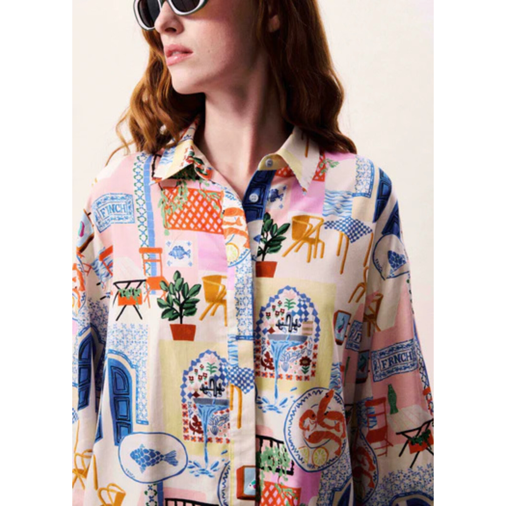 FRNCH FRNCH blouse print TOPAZE multi