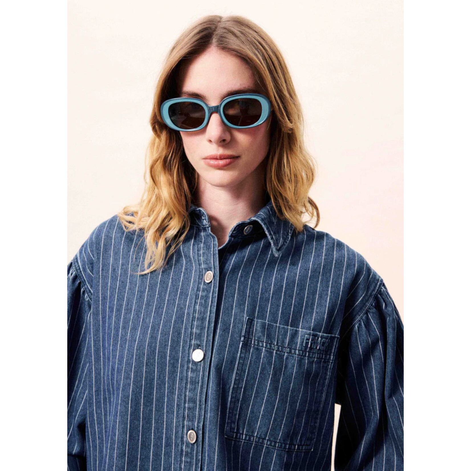 FRNCH FRNCH spijkerblouse FIDELIA denim