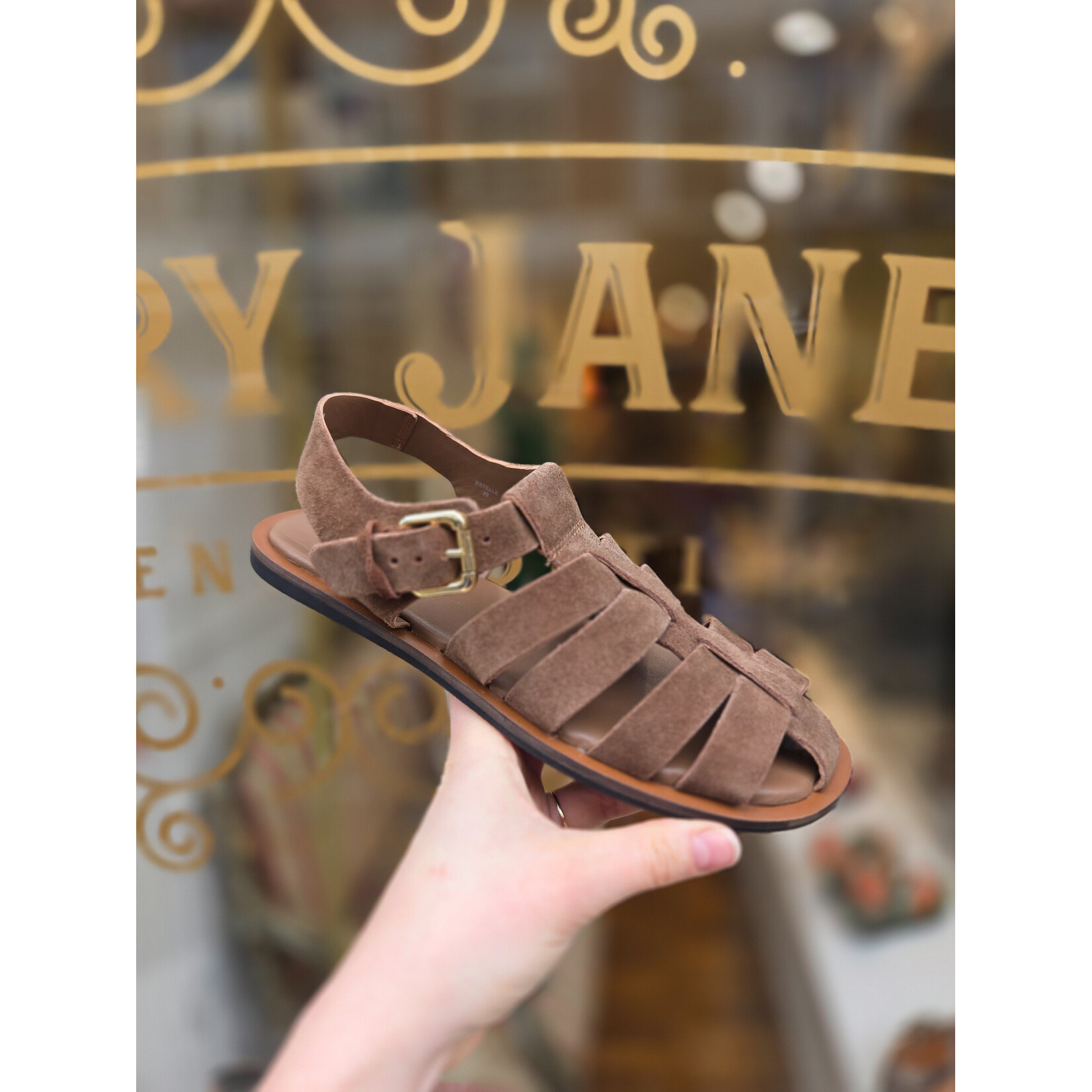 Copenhagen Shoes leren sandaal ESTHELLE bruin