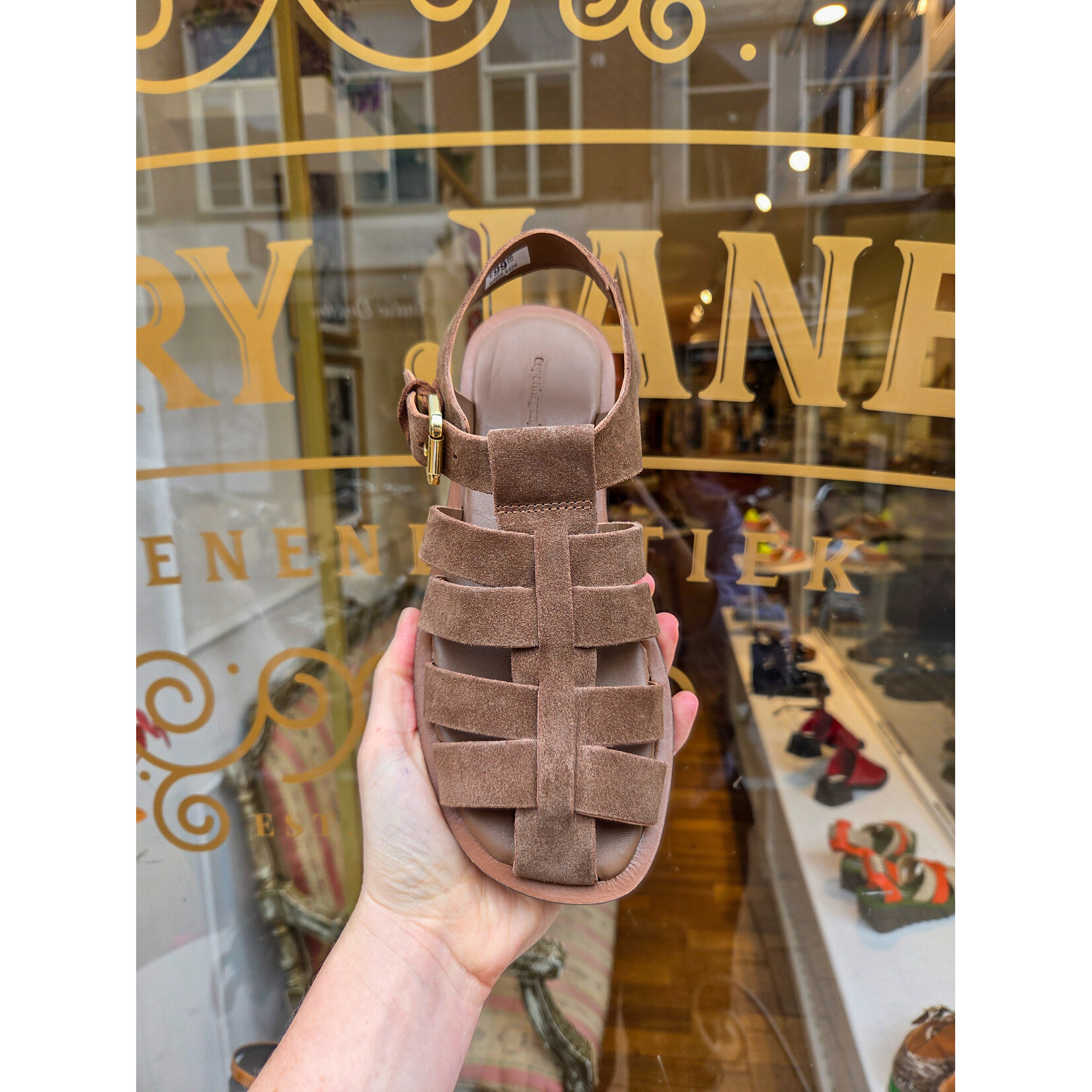 Copenhagen Shoes leren sandaal ESTHELLE bruin