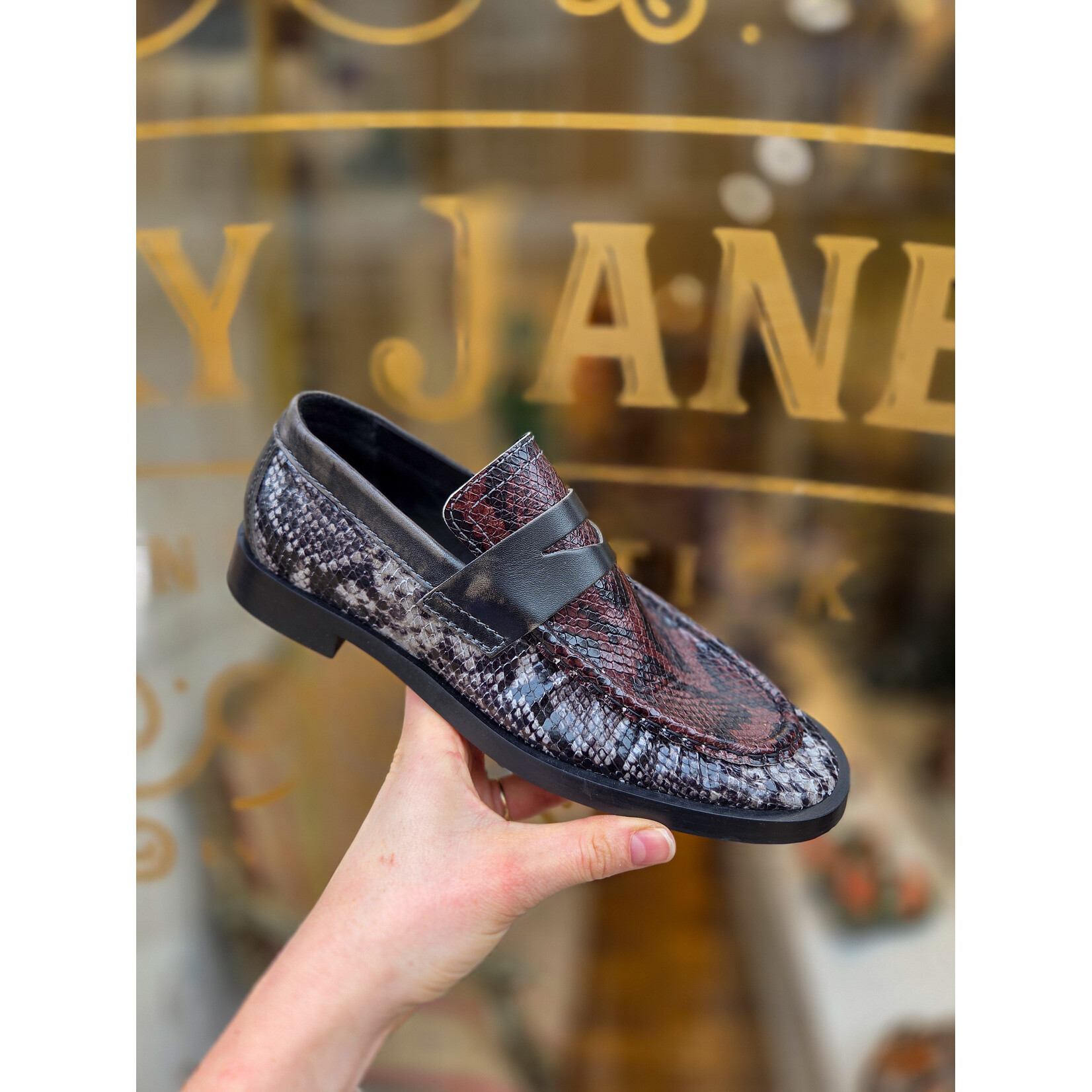 Miista ZITA moccasin loafers bruin/grijs