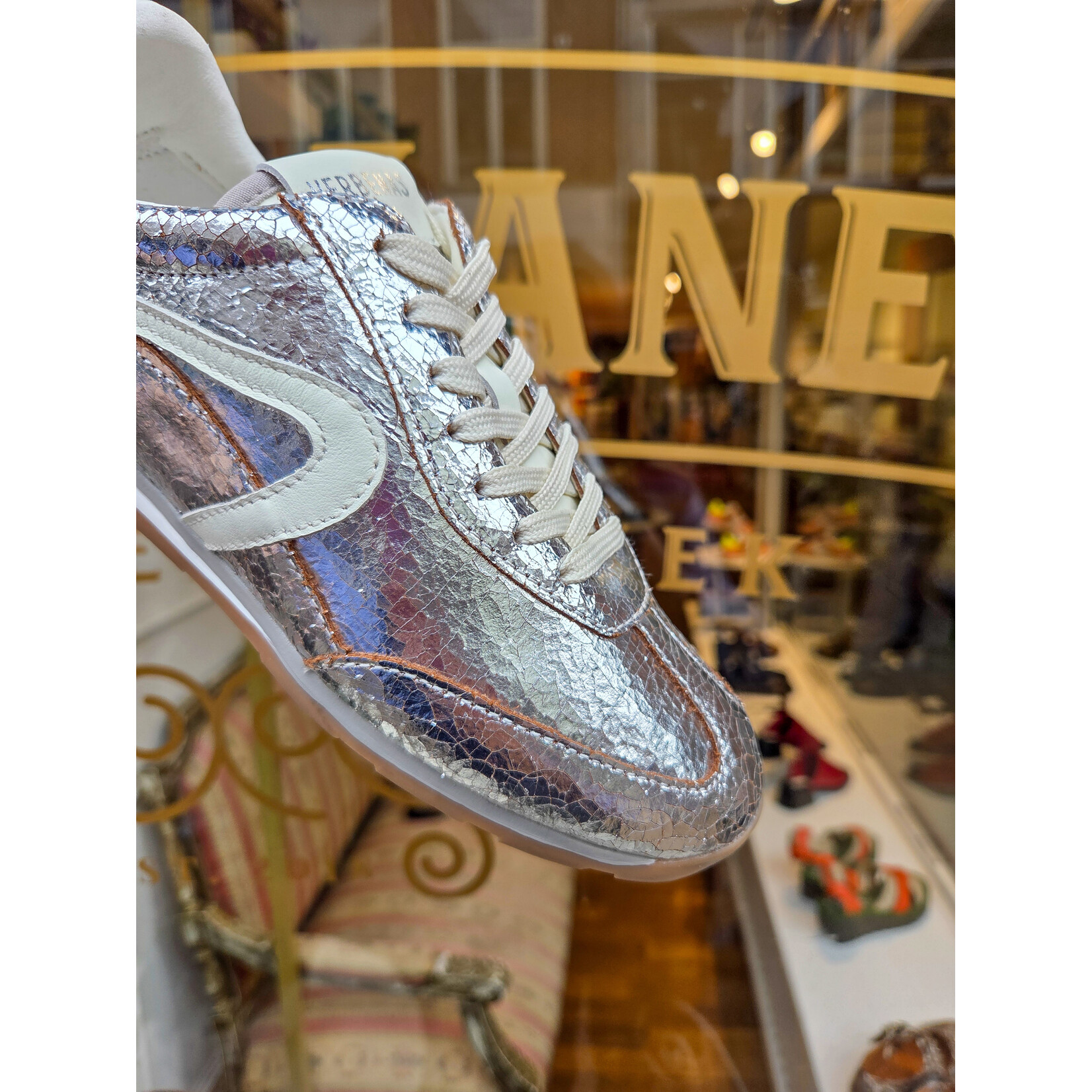 Verbenas sneaker BRECK zilver