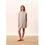 FRNCH FRNCH jurkje dots TAMARINIA sixties wit/zwart