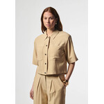 AAIKO blouse top VANESSA RAY zandkleur