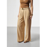 AAIKO broek LOTTY FRINGED RAY zandkleur