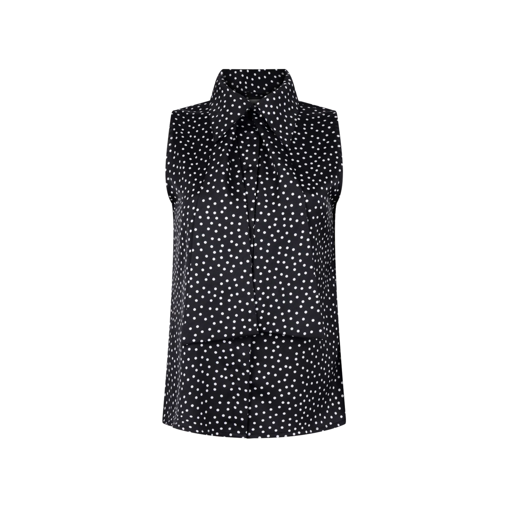 AAIKO blouse SARAN dots zwart/wit