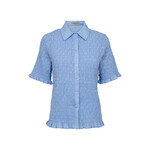 Pieszak Pieszak top CALA smock shirt blauw