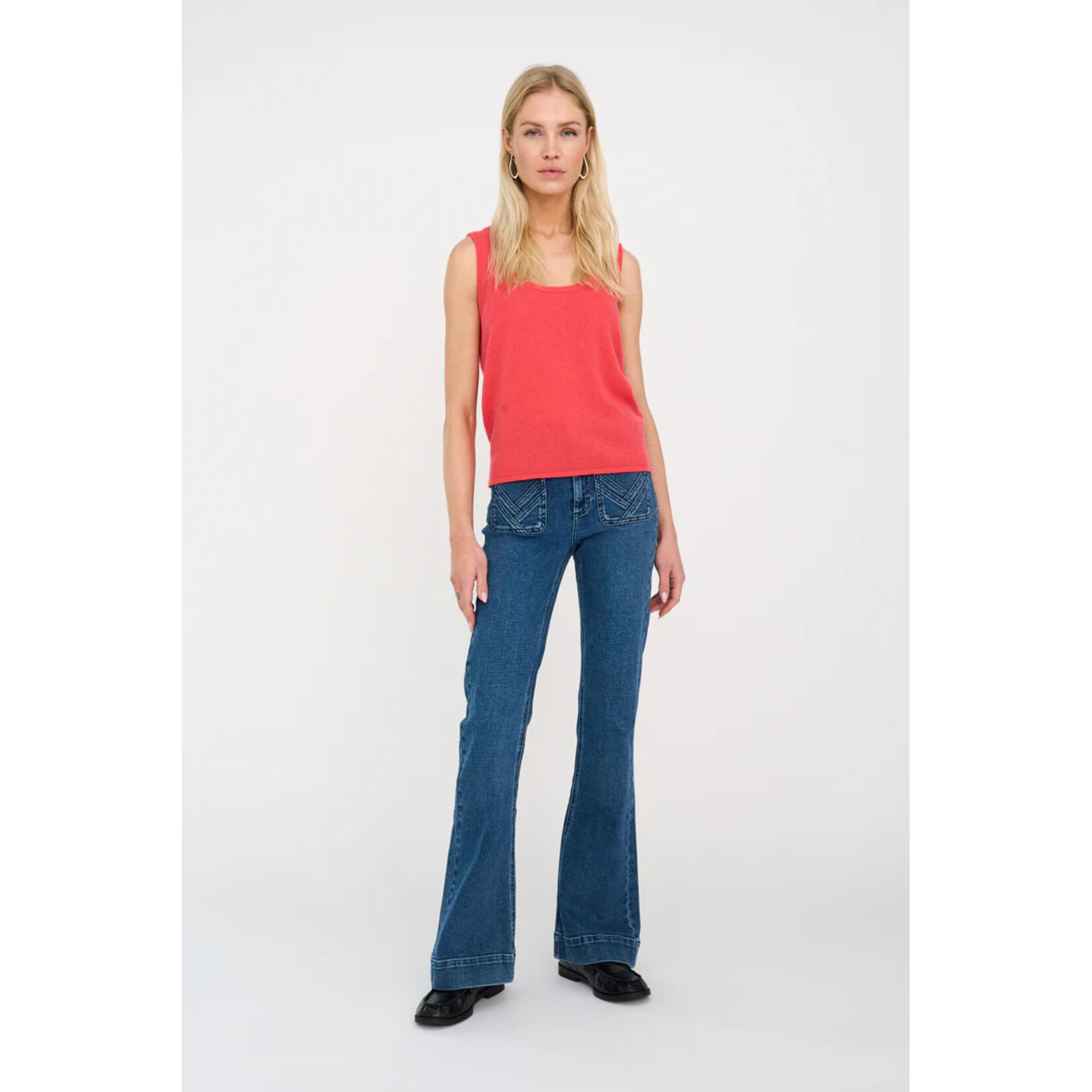 Pieszak Pieszak jeans CARLA love jeans mid waist blue