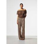 Aaiko broek viscose CECILIA ZEBRA bruin