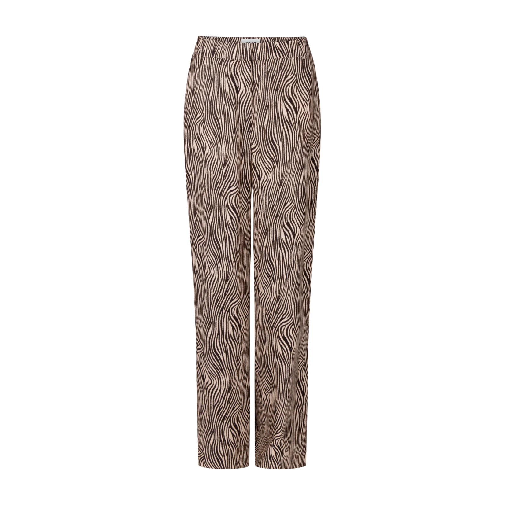 Aaiko broek viscose CECILIA ZEBRA bruin