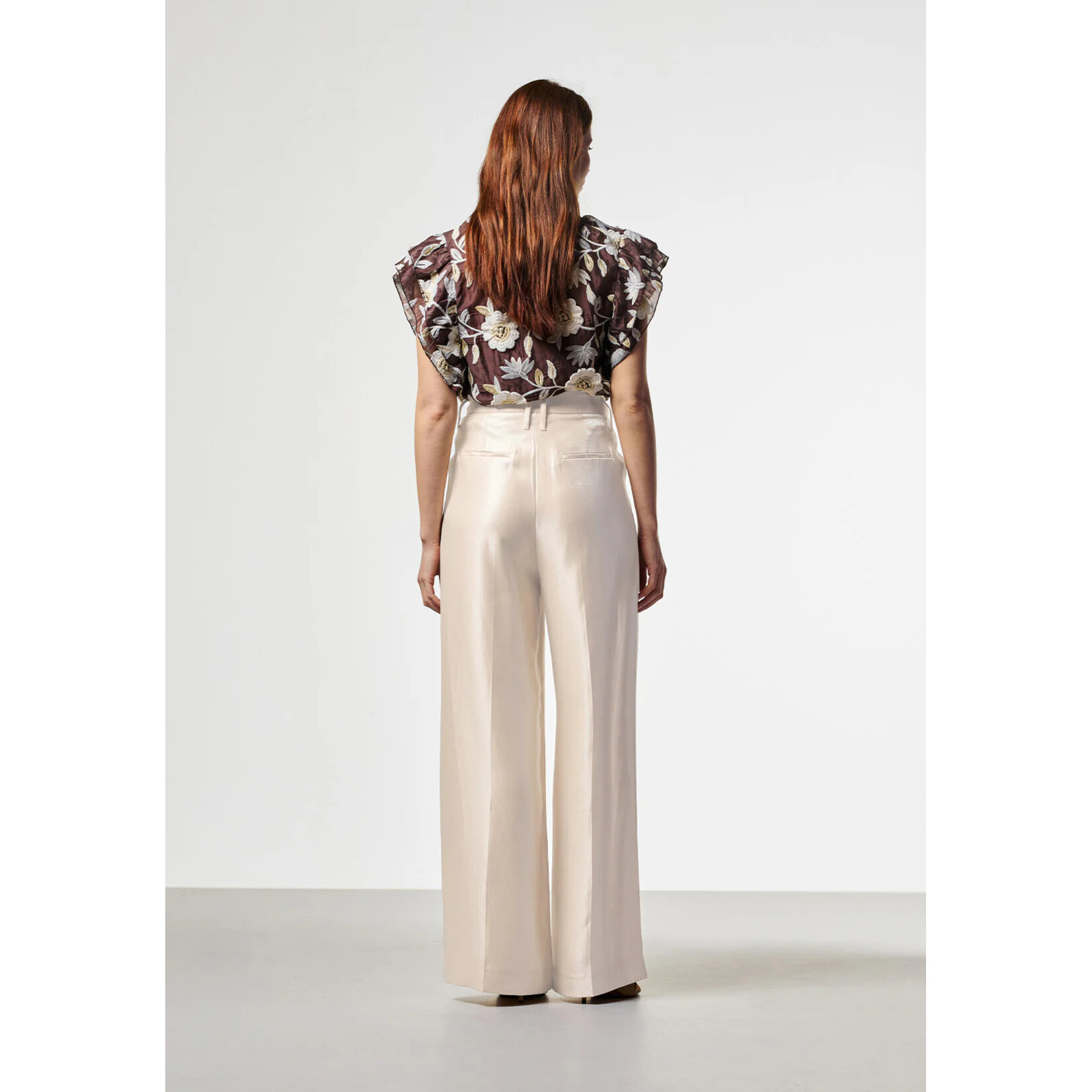 Aaiko blouse viscose YAELLA bitter chocolate