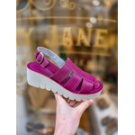 Fly London sandaal sleehak YOLF berry