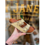 Verbenas slipper RANDEL serraje craft geel