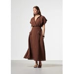 Aaiko jurk modal SERRA bitter chocolate