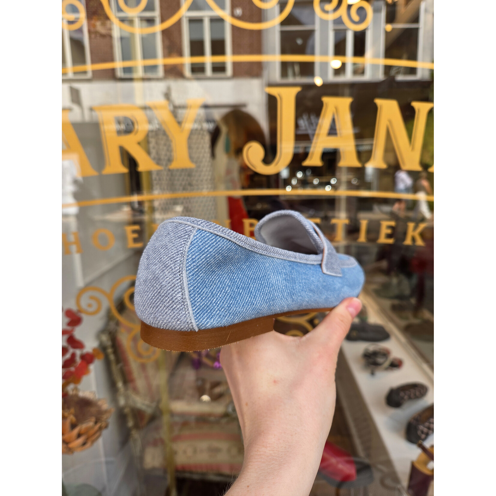 FRANK denim loafer MARLON denim/blauw