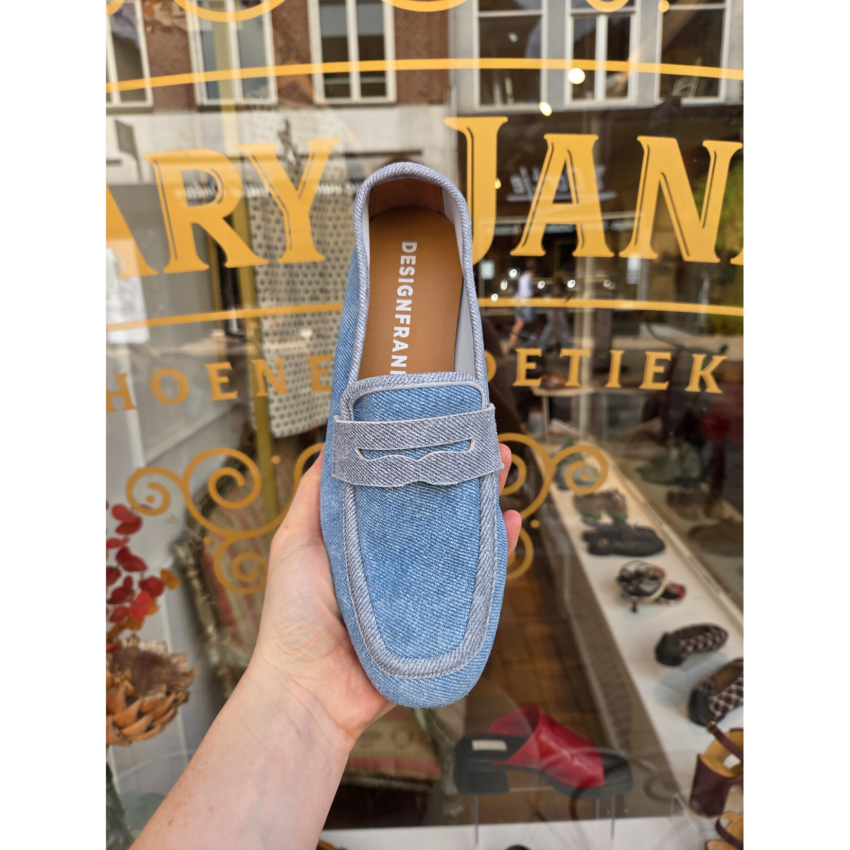 FRANK denim loafer MARLON denim/blauw
