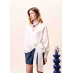 FRNCH FRNCH blouse omslag LANAQUA top wit