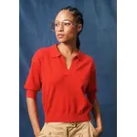 FRNCH FRNCH polo shirt SAMONA rood