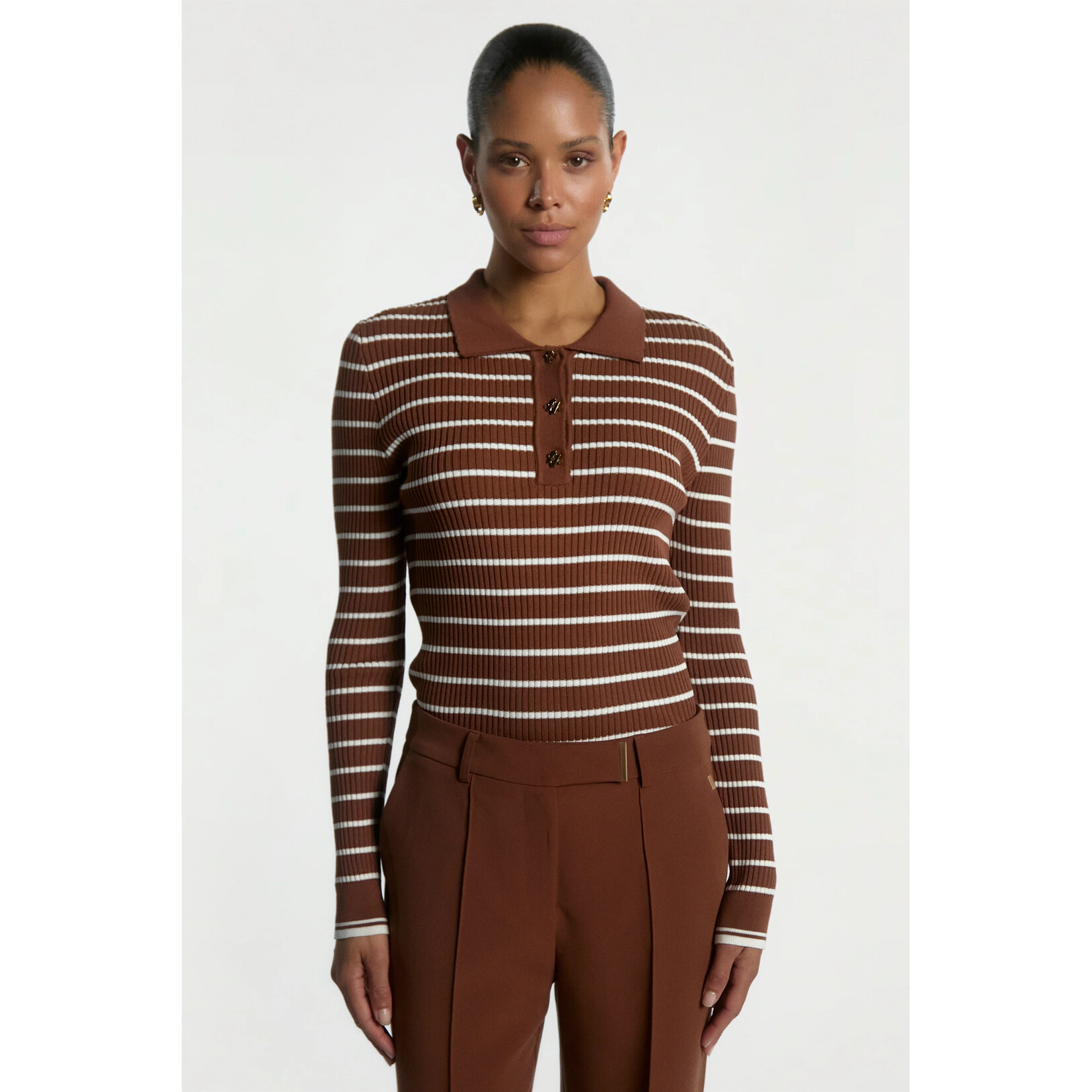 Aaiko top viscose OLIN stripe