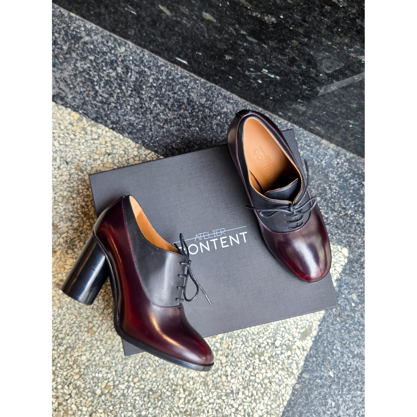 Atelier Content veterschoen FIA spazzolato wine
