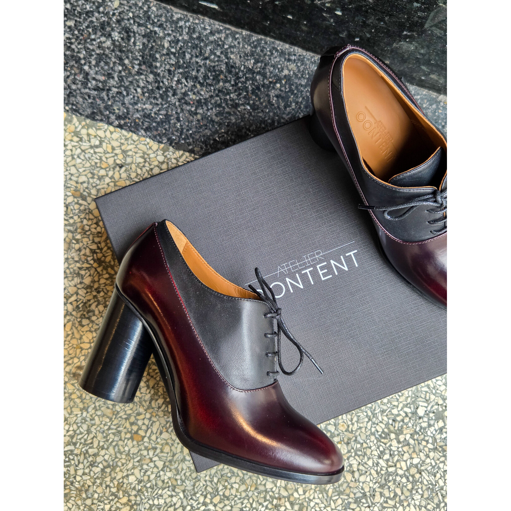 Atelier Content veterschoen FIA spazzolato wine