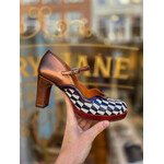 Chie Mihara pump LARETO bronze print multi