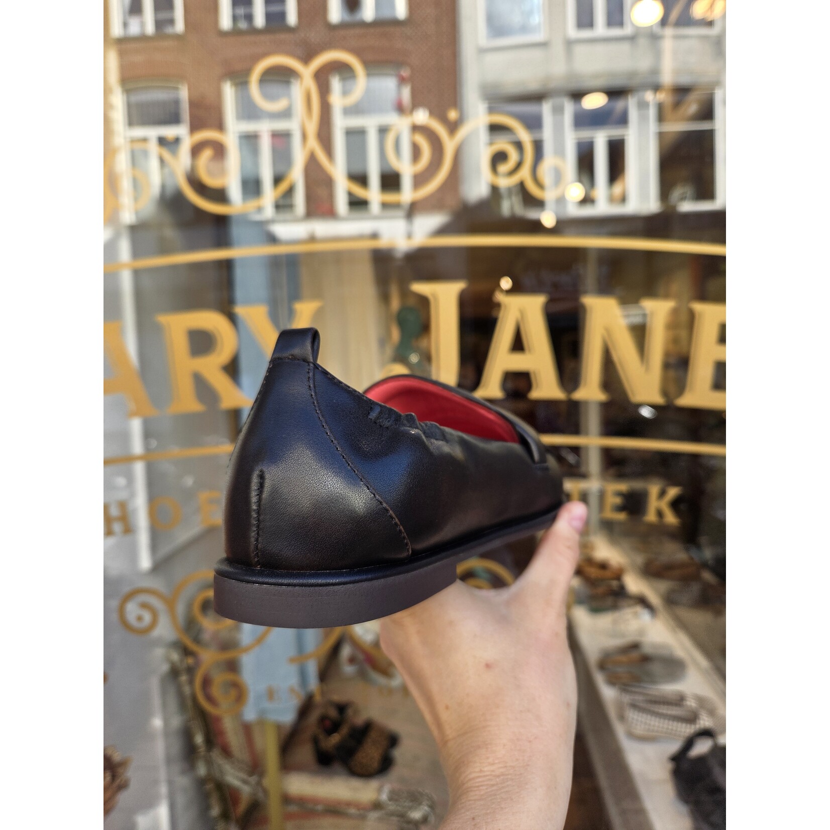 BLACKROSE BLACKROSE instapper loafer soft leather BYA chocolate