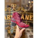 Nemonic Nemonic leren western enkellaarsje ATLANTA bordeaux