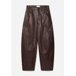 Aaiko faux leather broek QUIN pu bruin