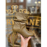 Fly London leren enkellaarsje PULK olive