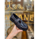 Fly London leren loafer ARFE black/red