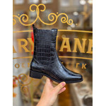 Copenhagen Shoes leren enkellaarsje STATEMENT zwart