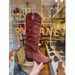 Mjus leren hoge laars Fiorella warm bruin