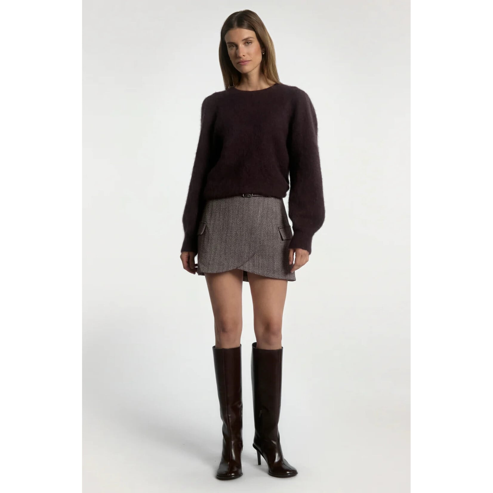Aaiko trui DENIZE bordeaux